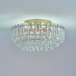 LightfixturesUAE-Multi-Size Luxury K9 Crystal Tiered Cake Semi Flush Mount Ceiling Light-Ceiling Lights-21-Light-