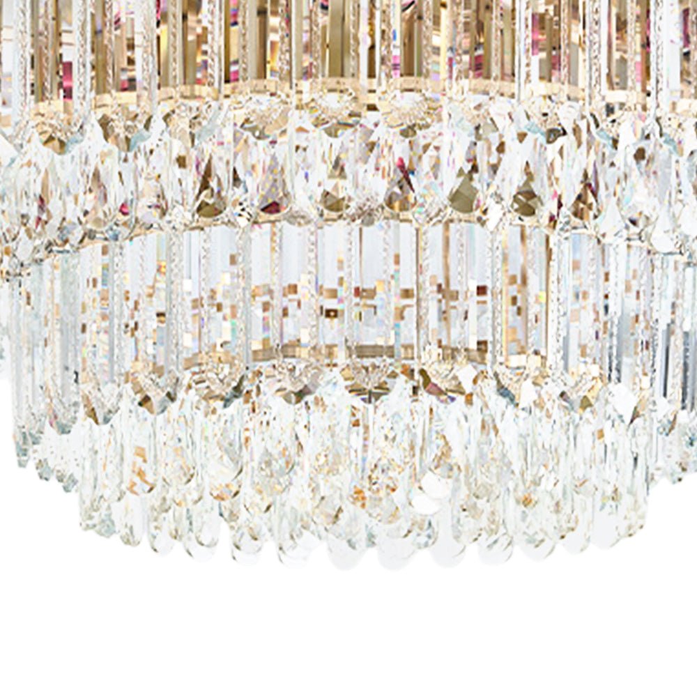 LightfixturesUAE-Multi-Size Luxury K9 Crystal Tiered Cake Semi Flush Mount Ceiling Light-Ceiling Lights-21-Light-