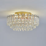 LightfixturesUAE-Multi-Size Luxury K9 Crystal Tiered Cake Semi Flush Mount Ceiling Light-Ceiling Lights-21-Light-