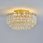 LightfixturesUAE-Multi-Size Luxury K9 Crystal Tiered Cake Semi Flush Mount Ceiling Light-Ceiling Lights-21-Light-