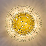 LightfixturesUAE-Multi-Size Luxury K9 Crystal Tiered Cake Semi Flush Mount Ceiling Light-Ceiling Lights-21-Light-