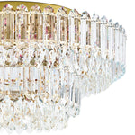 LightfixturesUAE-Multi-Size Luxury K9 Crystal Tiered Cake Semi Flush Mount Ceiling Light-Ceiling Lights-21-Light-