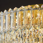 LightfixturesUAE-Multi-Size Luxury K9 Crystal Tiered Cake Semi Flush Mount Ceiling Light-Ceiling Lights-21-Light-