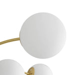 Luxury 12 - Light Glass Bubble Branch Semi Flush Chandelier - LightfixturesUAE