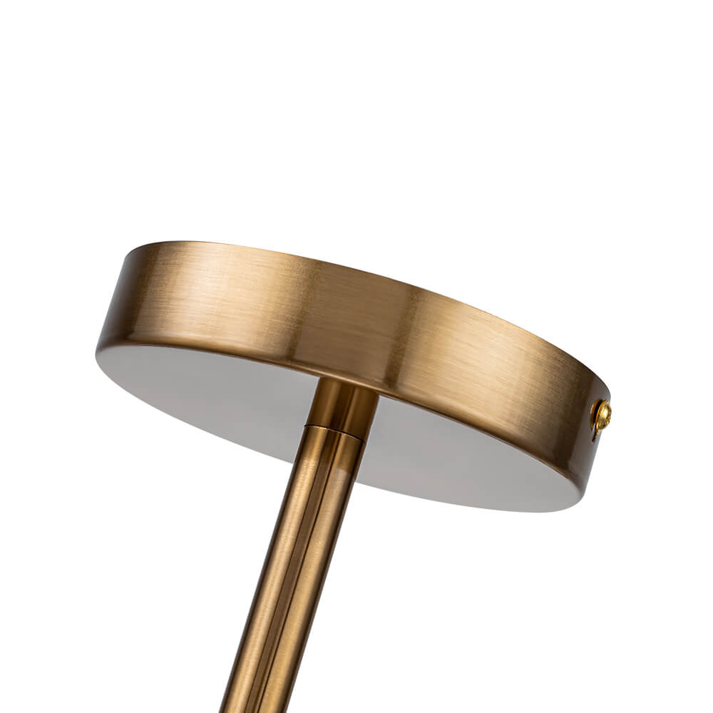 Luxury 6 - Light Drum Crystal Semi - Flush Mount Ceiling Light - LightfixturesUAE