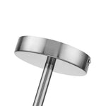 Luxury 6 - Light Drum Crystal Semi - Flush Mount Ceiling Light - LightfixturesUAE