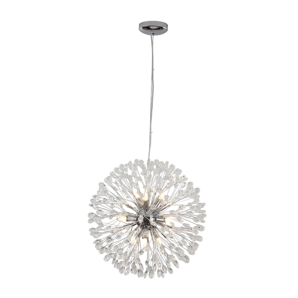 Luxury 9 - Lights Bloom Firework Crystal Chandelier - LightfixturesUAE