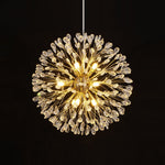 Luxury 9 - Lights Bloom Firework Crystal Chandelier - LightfixturesUAE
