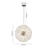 Luxury 9 - Lights Bloom Firework Crystal Chandelier - LightfixturesUAE