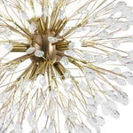 Luxury 9 - Lights Bloom Firework Crystal Chandelier - LightfixturesUAE