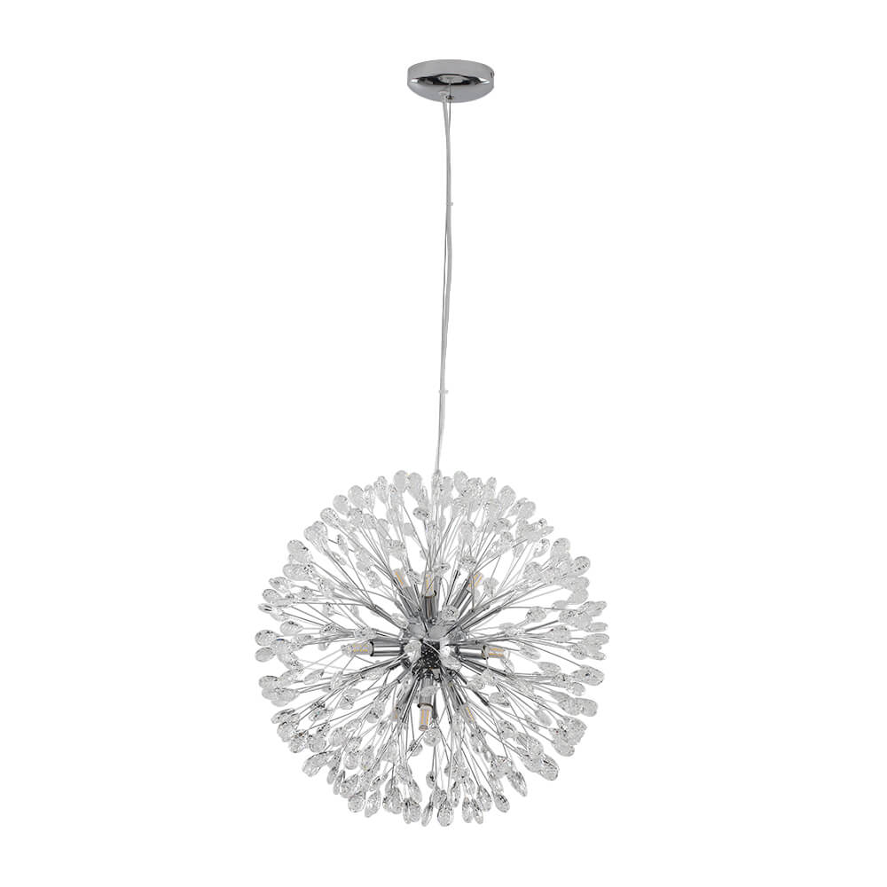 Luxury 9 - Lights Bloom Firework Crystal Chandelier - LightfixturesUAE