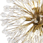 Luxury 9 - Lights Bloom Firework Crystal Chandelier - LightfixturesUAE