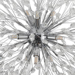 Luxury 9 - Lights Bloom Firework Crystal Chandelier - LightfixturesUAE