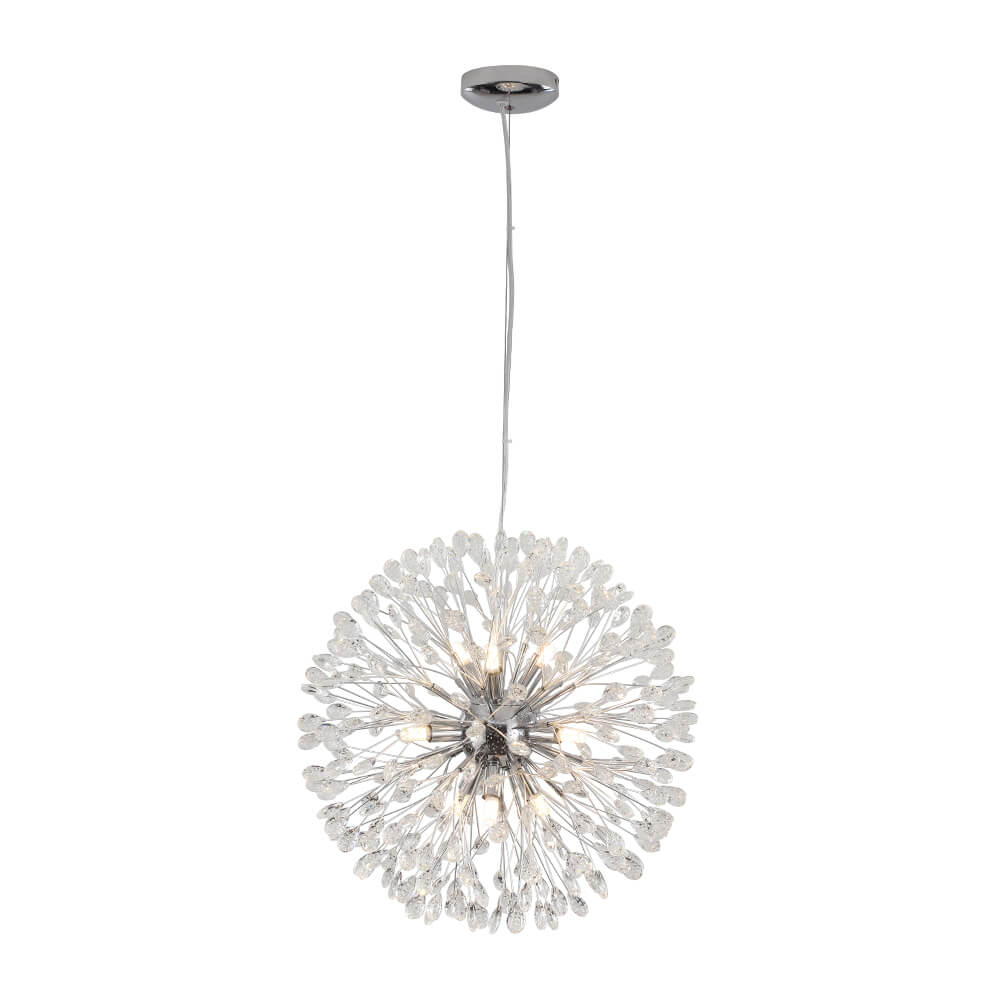 Luxury 9 - Lights Bloom Firework Crystal Chandelier - LightfixturesUAE