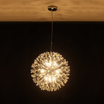 Luxury 9 - Lights Bloom Firework Crystal Chandelier - LightfixturesUAE