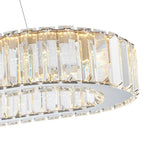 Luxury Oval Crystal LED Linear Kitchen Island Chandelier - LightfixturesUAE