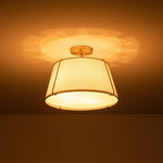 Mid - Century 4 - Light Drum Semi - Flush Mount - LightfixturesUAE