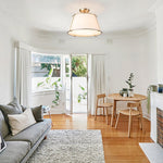 Mid - Century 4 - Light Drum Semi - Flush Mount - LightfixturesUAE