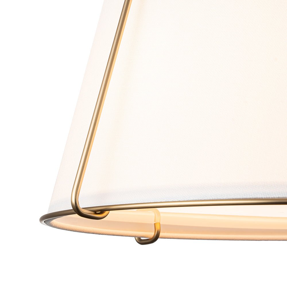 Mid - Century 4 - Light Drum Semi - Flush Mount - LightfixturesUAE