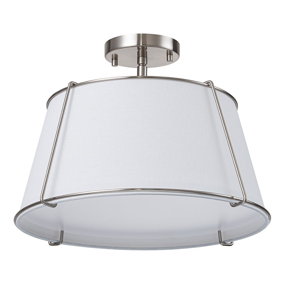 Mid - Century 4 - Light Drum Semi - Flush Mount - LightfixturesUAE