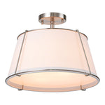 Mid - Century 4 - Light Drum Semi - Flush Mount - LightfixturesUAE