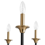 Mid - Century 8 - Light Geometric Candle Chandelier - LightfixturesUAE