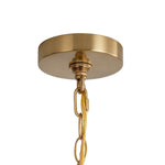 Mid - Century 8 - Light Geometric Candle Chandelier - LightfixturesUAE