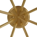 Mid - century 8 - Light Glass Globe Sputnik Semi - Flush Mount - LightfixturesUAE