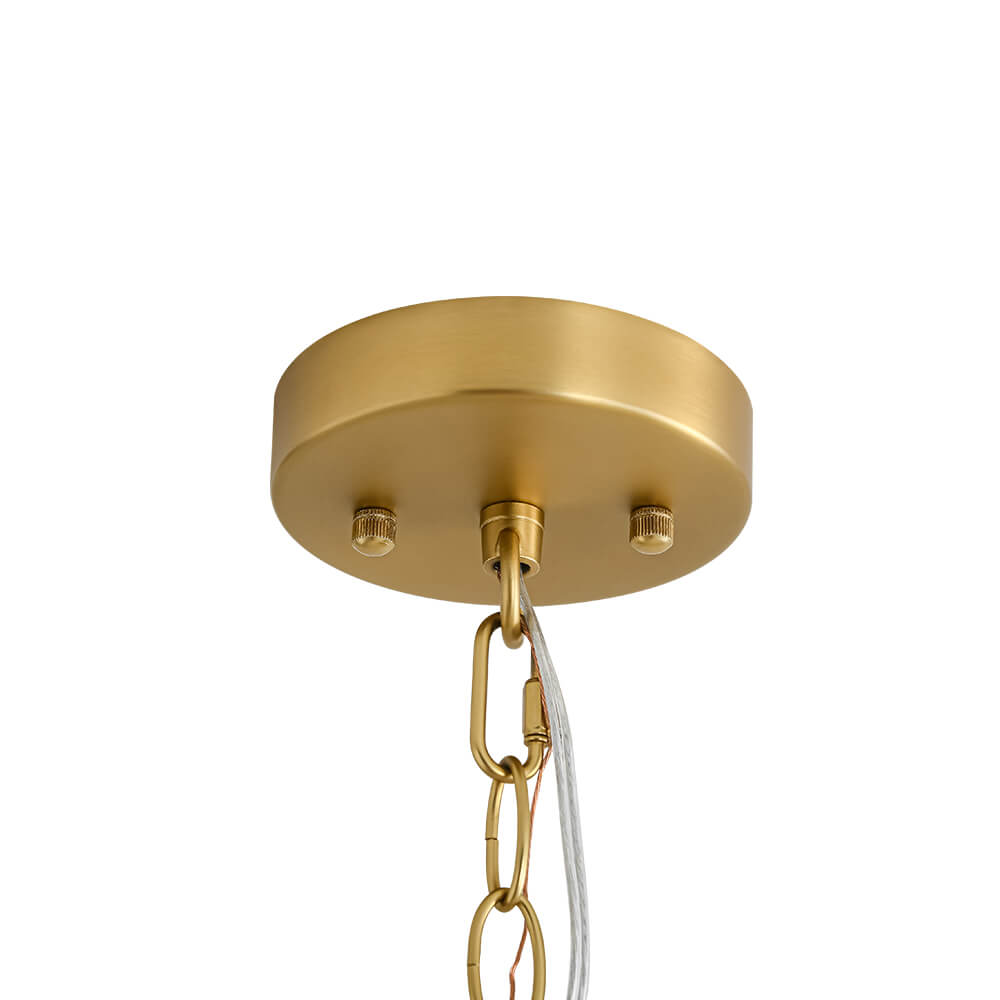 Mid - Century 9 - Light Candle Branch Chandelier - LightfixturesUAE