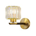 Mid - Century Modern 1 - Light Crystal Wall Sconce - LightfixturesUAE
