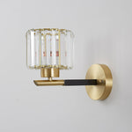 Mid - Century Modern 1 - Light Crystal Wall Sconce - LightfixturesUAE