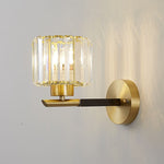 Mid - Century Modern 1 - Light Crystal Wall Sconce - LightfixturesUAE