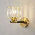 Mid - Century Modern 1 - Light Crystal Wall Sconce - LightfixturesUAE