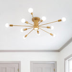 Mid Century Modern 10 - Light Sputnik Ceiling Light - LightfixturesUAE