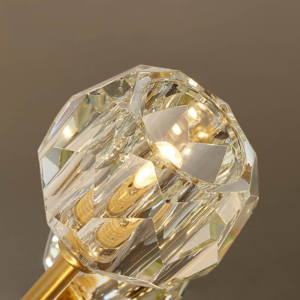 Mid - Century Modern 12 - Light Sputnik Crystal Chandelier - LightfixturesUAE