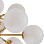 Mid Century Modern 19 - Light Cluster Glass Globe Chandelier - LightfixturesUAE