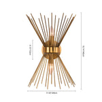 Mid Century Modern 2 - Light Sunburst Wall Sconce - LightfixturesUAE