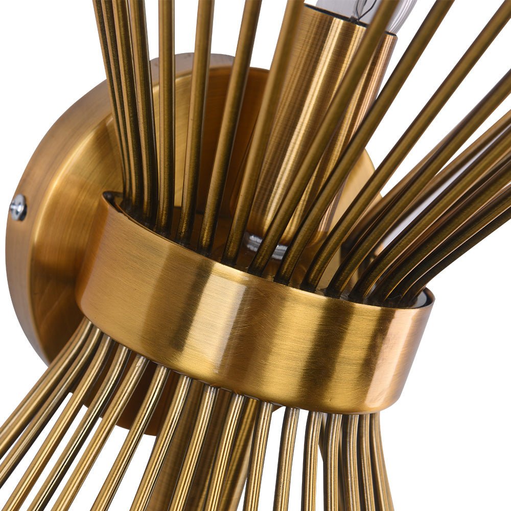 Mid Century Modern 2 - Light Sunburst Wall Sconce - LightfixturesUAE