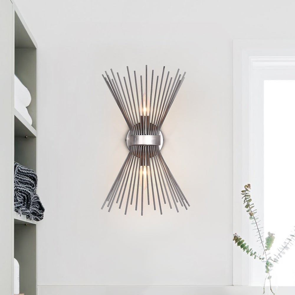 Mid Century Modern 2 - Light Sunburst Wall Sconce - LightfixturesUAE