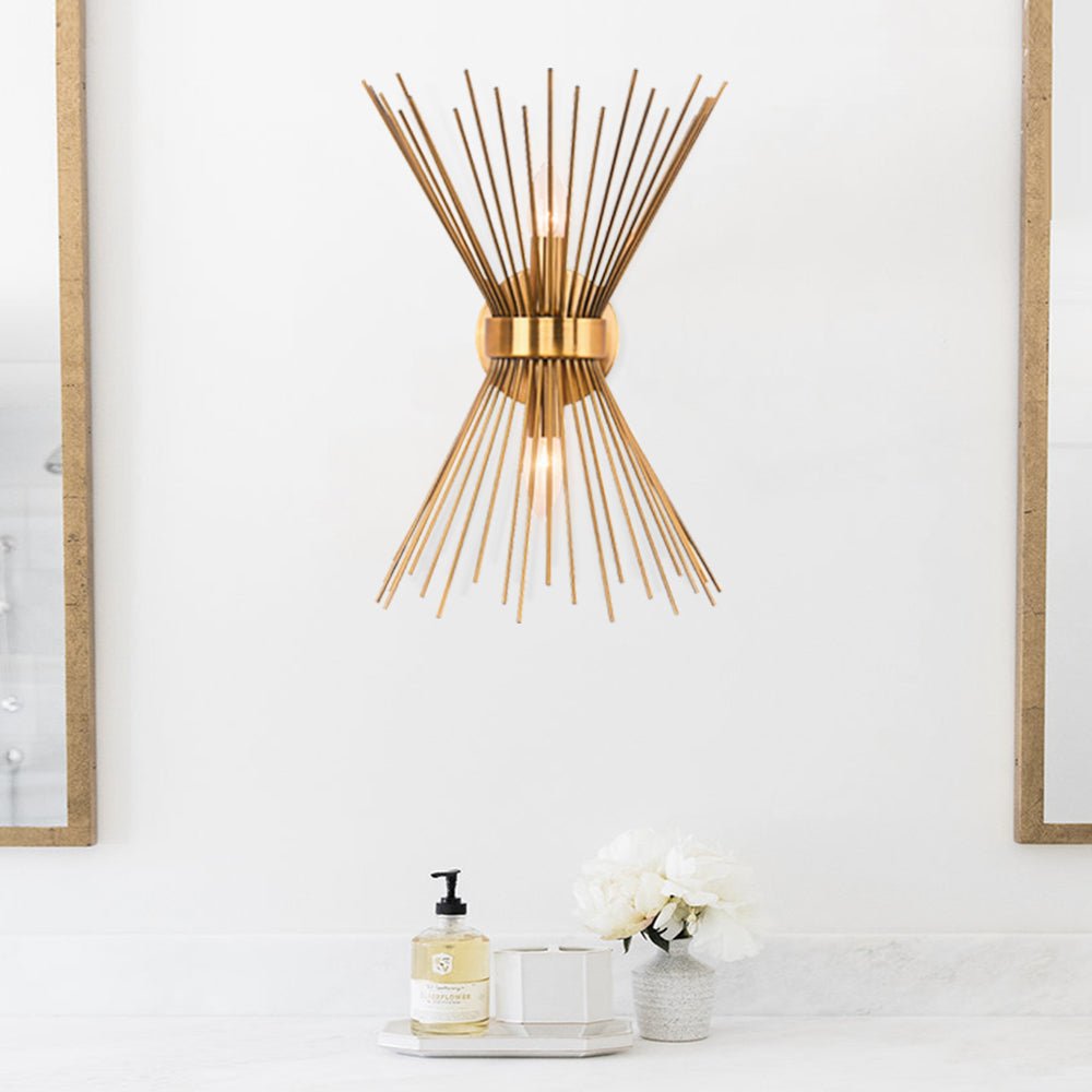 Mid Century Modern 2 - Light Sunburst Wall Sconce - LightfixturesUAE