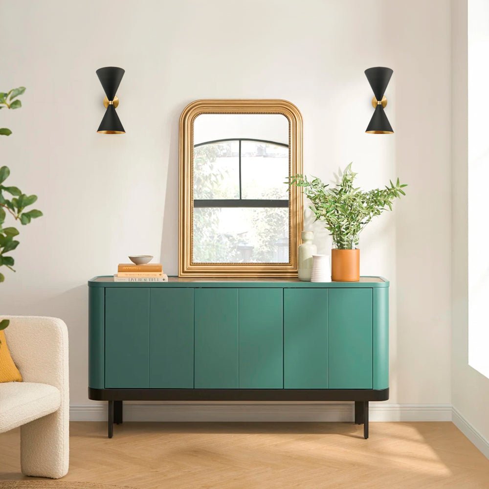 Mid Century Modern 2 Light Up and Down Wall Sconce - LightfixturesUAE