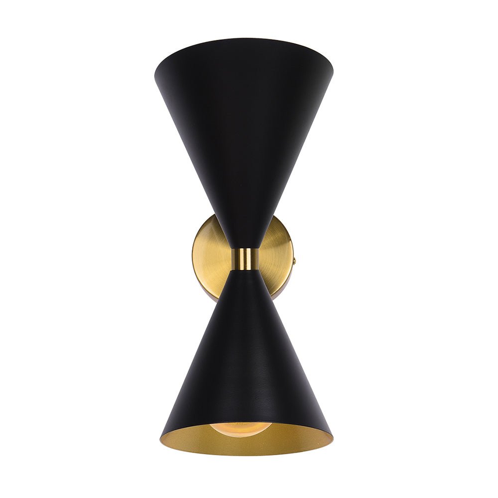 Mid Century Modern 2 Light Up and Down Wall Sconce - LightfixturesUAE