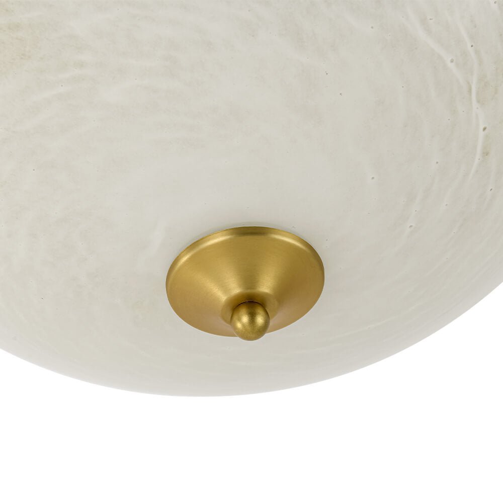 Mid - Century Modern 3 - Light Cloud Glass Ceiling Light - LightfixturesUAE