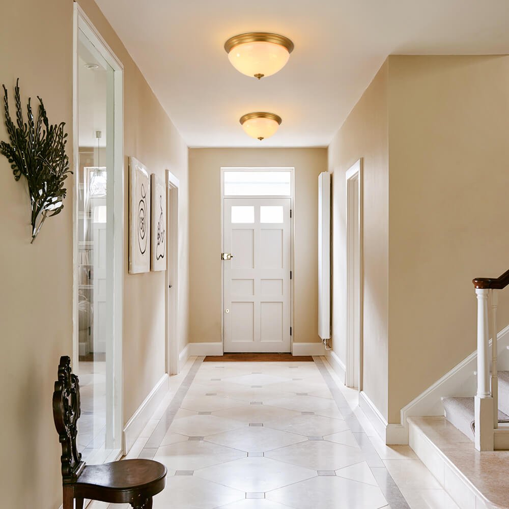 Mid - Century Modern 3 - Light Cloud Glass Ceiling Light - LightfixturesUAE