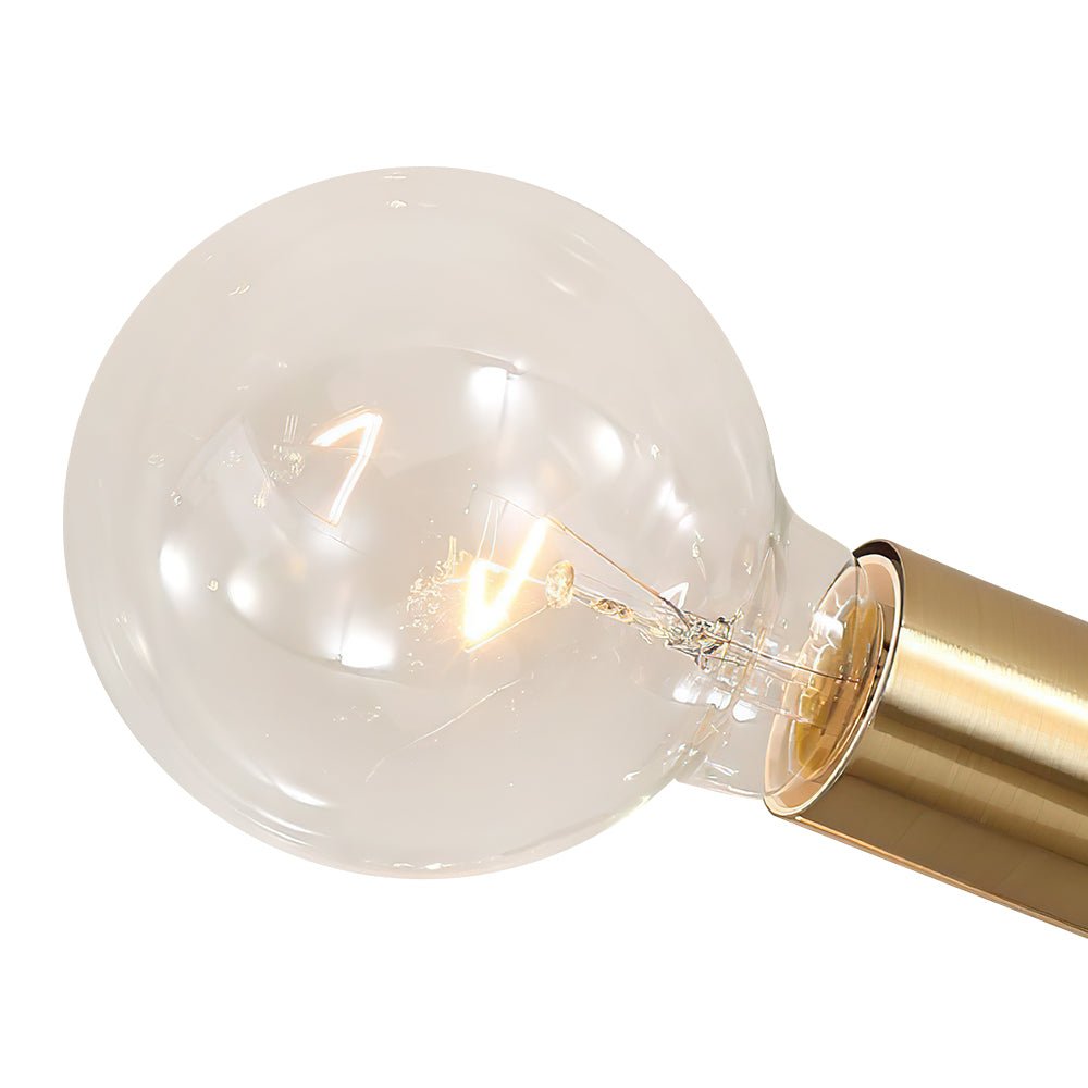 Mid - century Modern 6 - Light Metal Radial Sputnik Ceiling Light - LightfixturesUAE