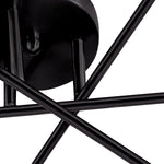 Mid - century Modern 6 - Light Metal Radial Sputnik Ceiling Light - LightfixturesUAE