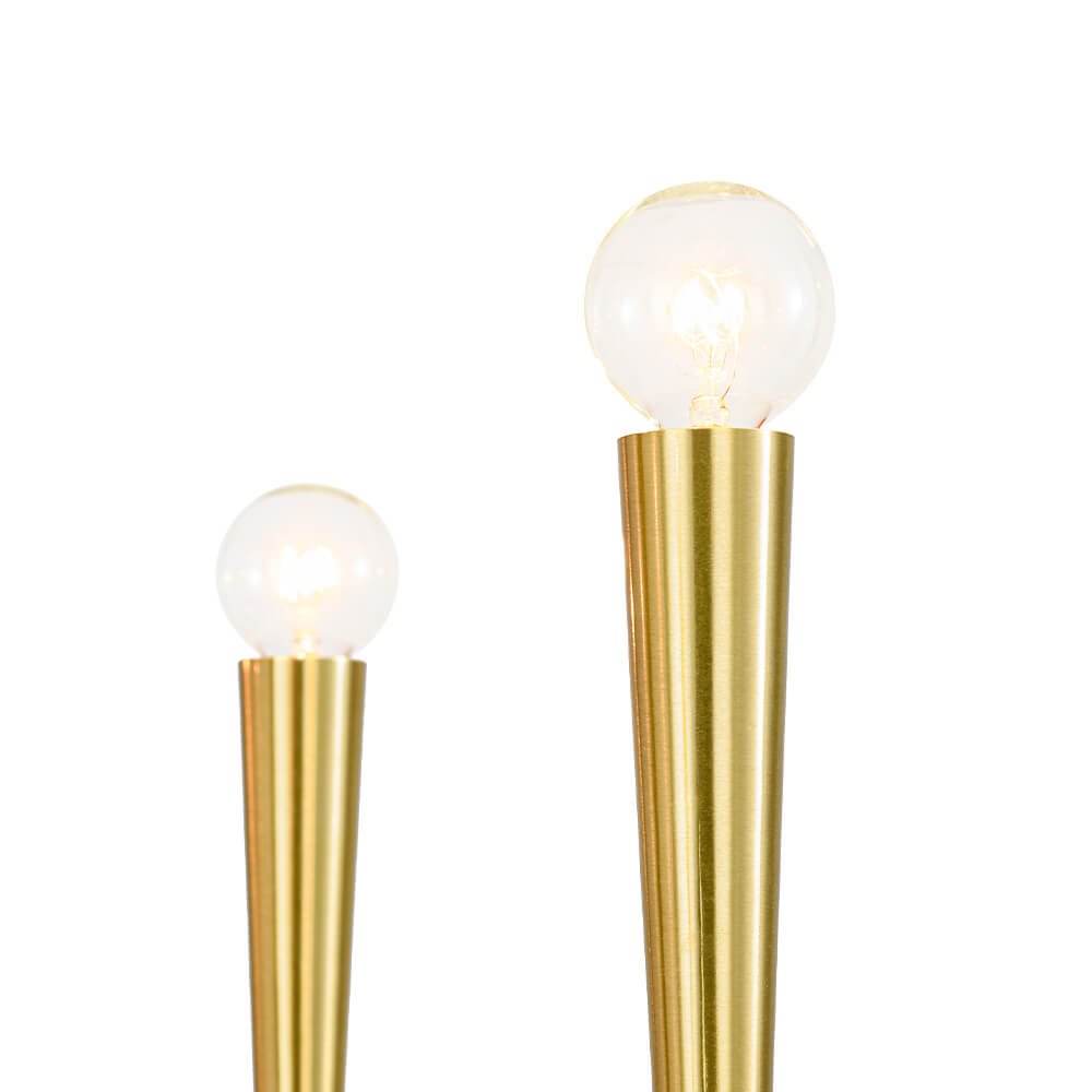 Mid - century Modern 6/9 - Light Swoop Arm Chandelier - LightfixturesUAE