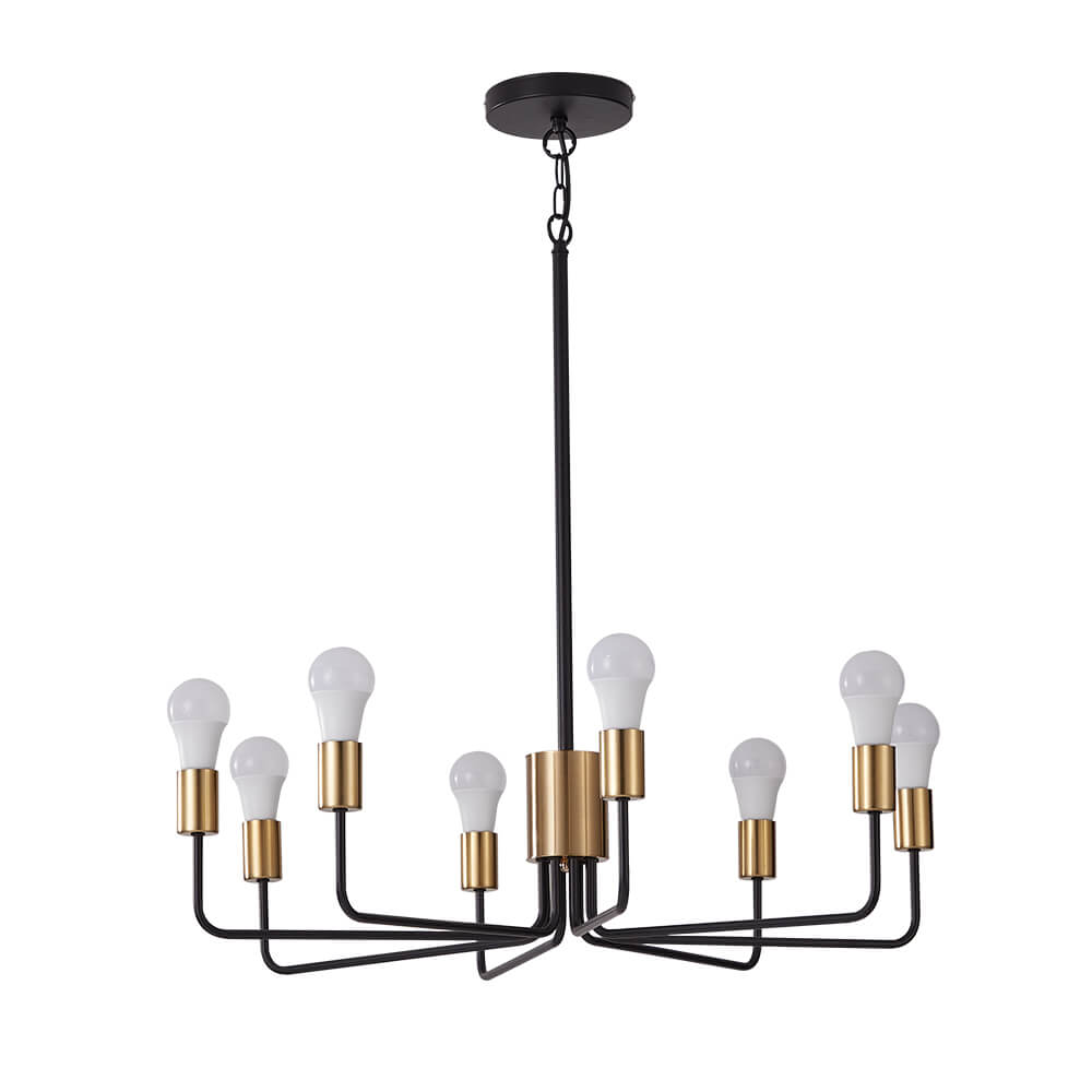 Mid - Century Modern 8 - Light Candle - Style Sputnik Chandelier - LightfixturesUAE