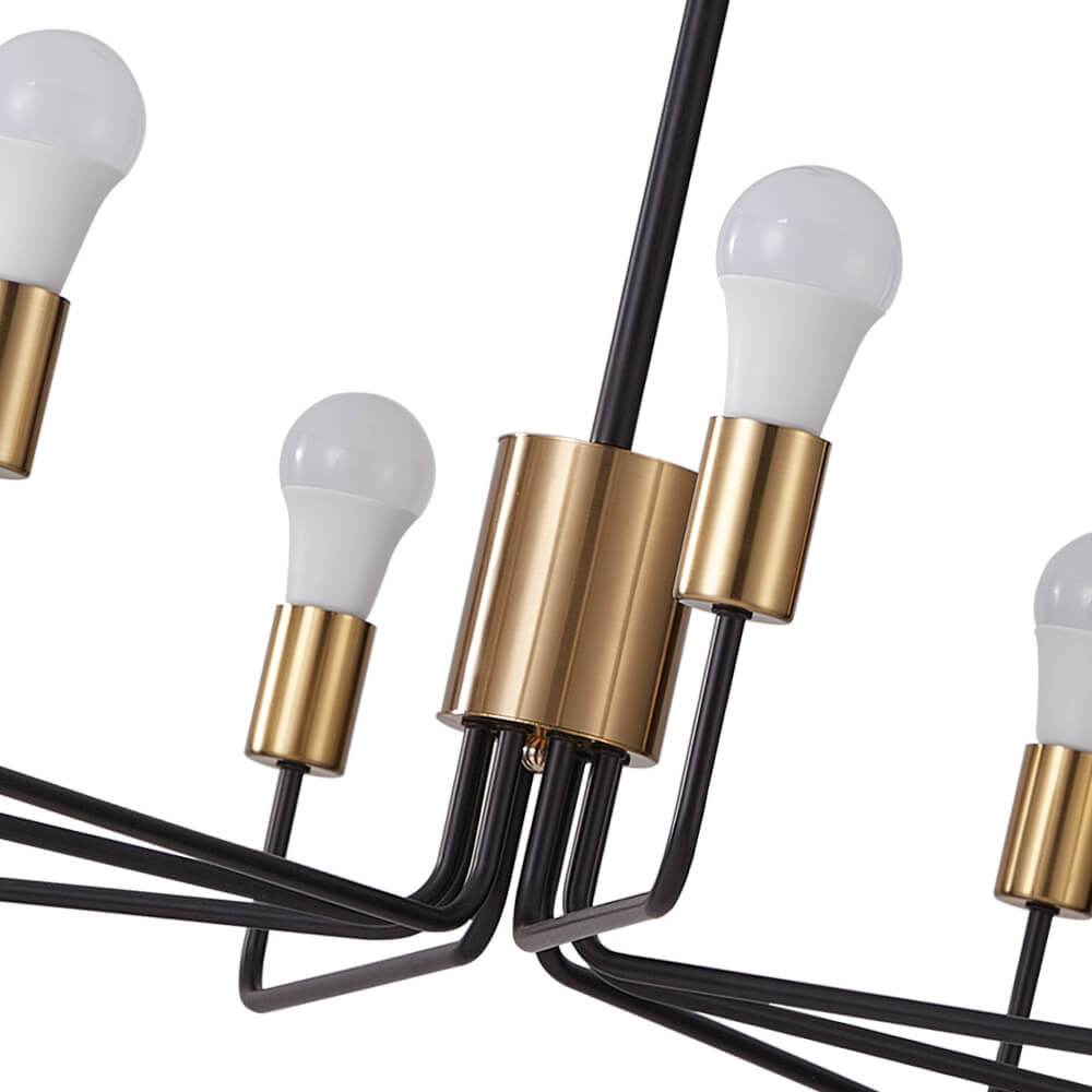 Mid - Century Modern 8 - Light Candle - Style Sputnik Chandelier - LightfixturesUAE