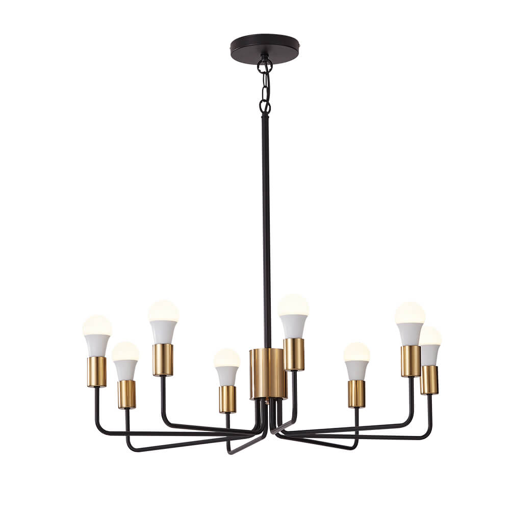 Mid - Century Modern 8 - Light Candle - Style Sputnik Chandelier - LightfixturesUAE